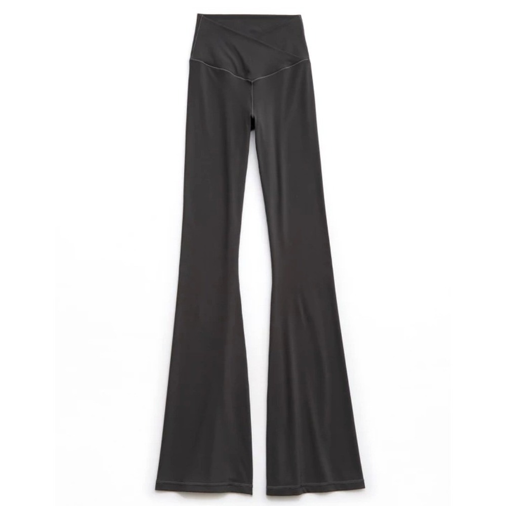 OFFLINE By Aerie Gray Real Me High Waisted Crossover Flare Legging XS